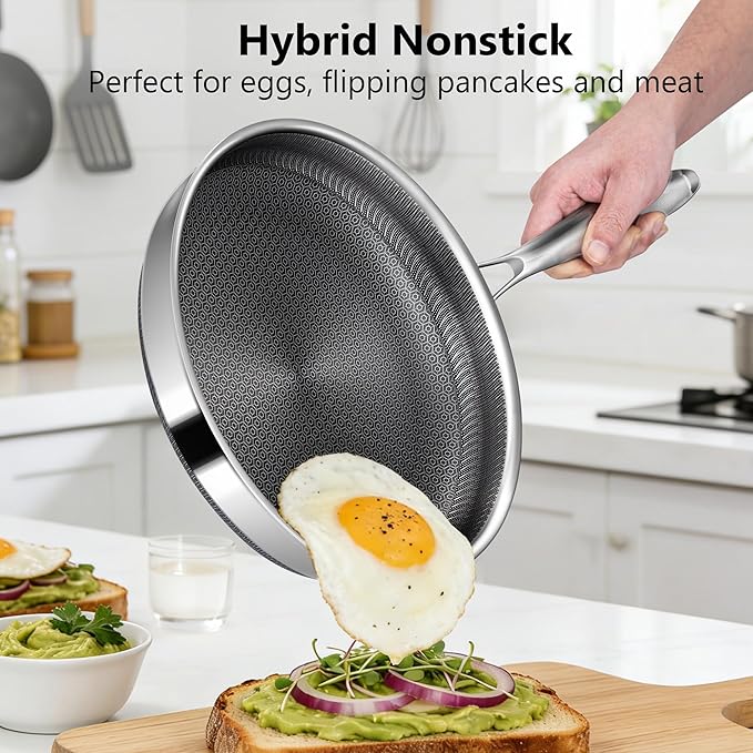Non Stick Frying Pans, 10-inch - Image 5