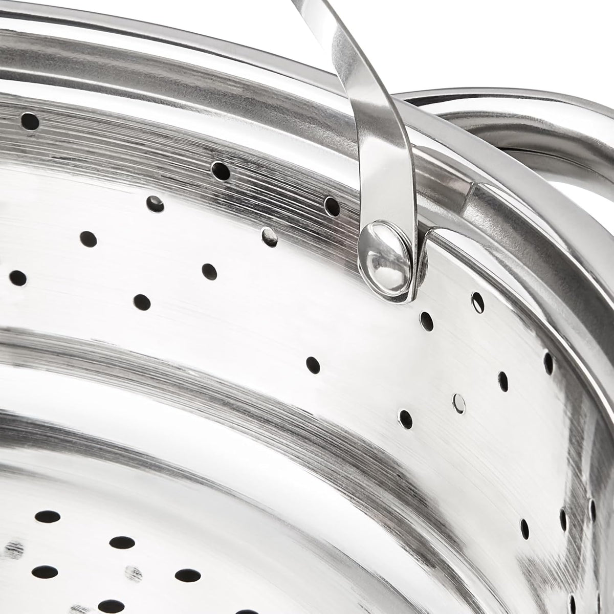 4-Piece Stainless Steel 8 Qt Multi-Cooker Set with Colander, Steamer