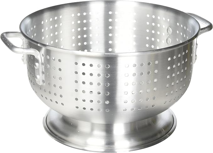 Winco Aluminum Colander with Base - Image 2