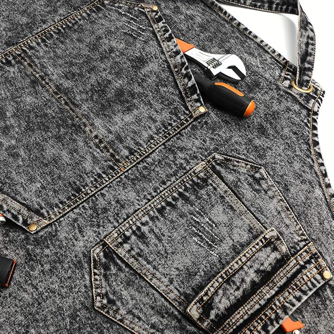 Jeanerlor - Denim Apron with Pockets - Image 8