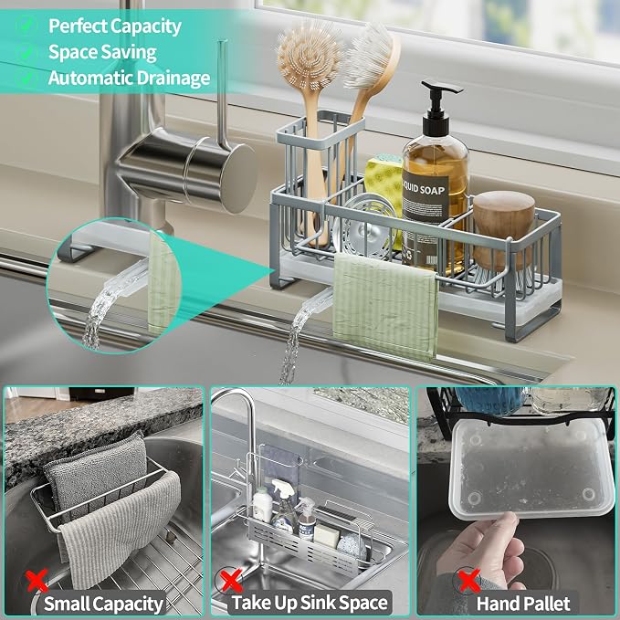 HapiRm Sponge Holder for Kitchen Sink - Image 7
