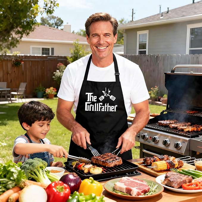 Grill Aprons for Men Dad - Image 5