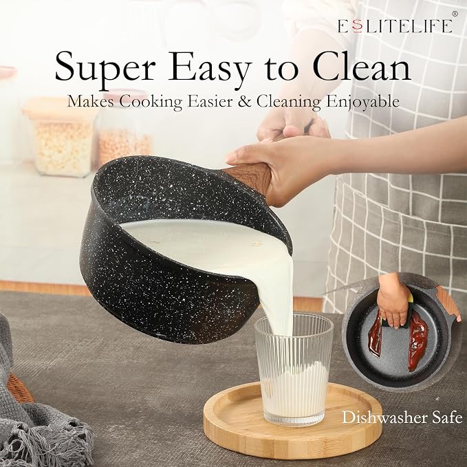 ESLITE LIFE Nonstick Sauce Pan - Image 6