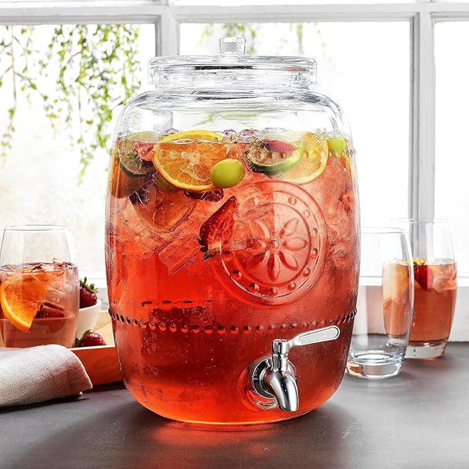 2.5 Gallon Glass Beverage Dispenser - Image 2