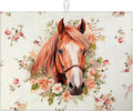 Horse Flower Dish Drying Mat for Kitchen Counter Drying Pad Absorbent by MOUNTANLLY