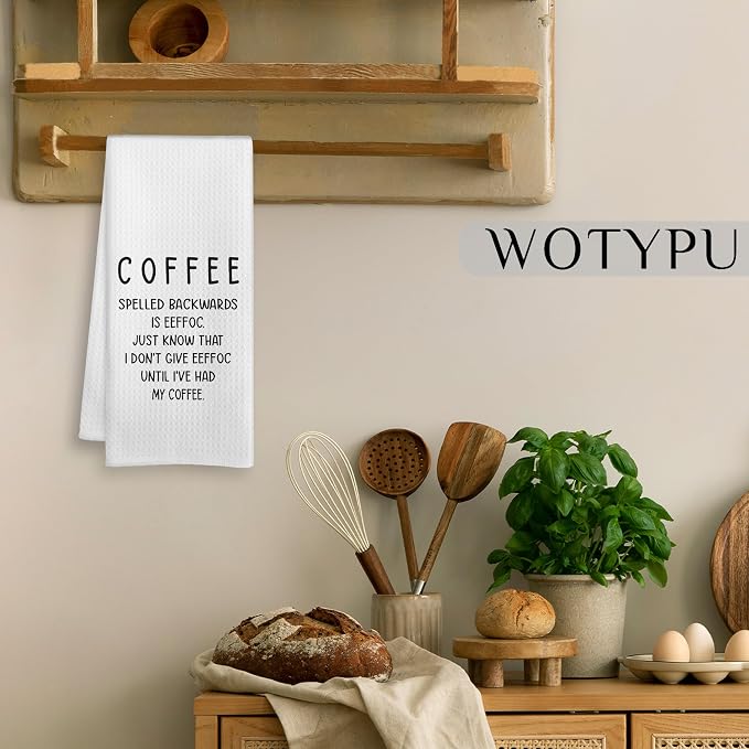 Funny Coffee Kitchen Towels, Gifts - Image 4
