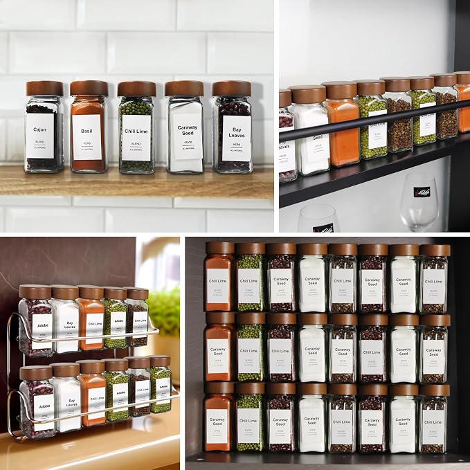 30 Pcs Spice Jars, 4oz Seasoning Containers - Image 8