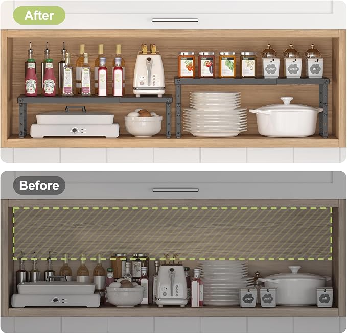 RUILALIFE Expandable Cabinet Organizer Shelf - Image 6