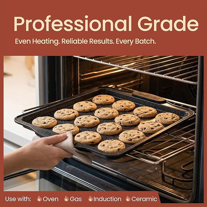 BAKKEN Cookie Sheets for Baking Nonstick Set - Image 3