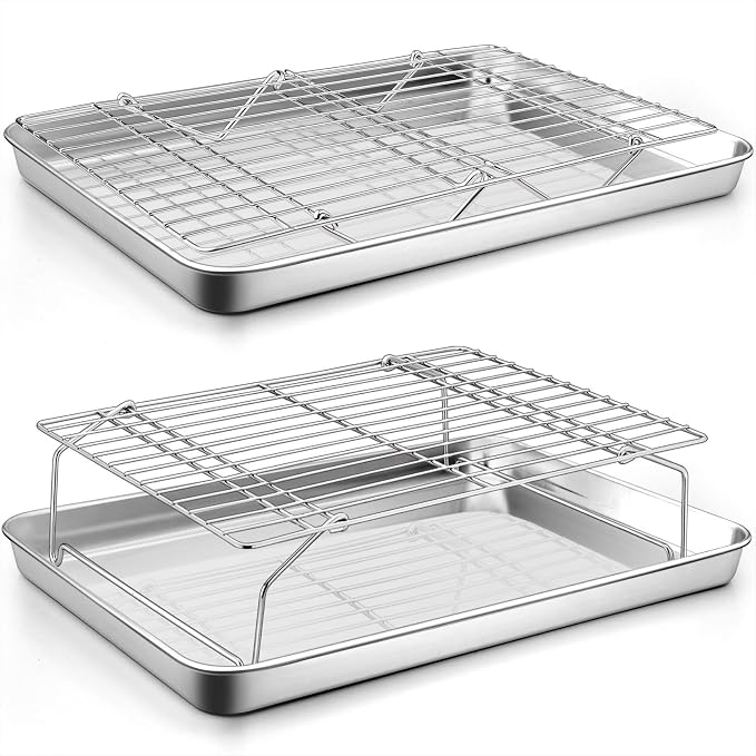 P&P CHEF 16 Inch Stainless Steel Baking Sheet by PPCHEF