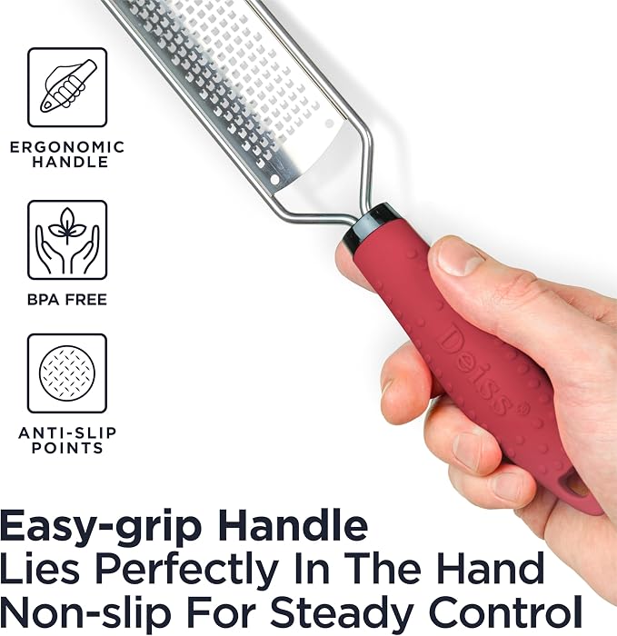 Deiss PRO Citrus Zester & Manual Cheese Grater - Image 7