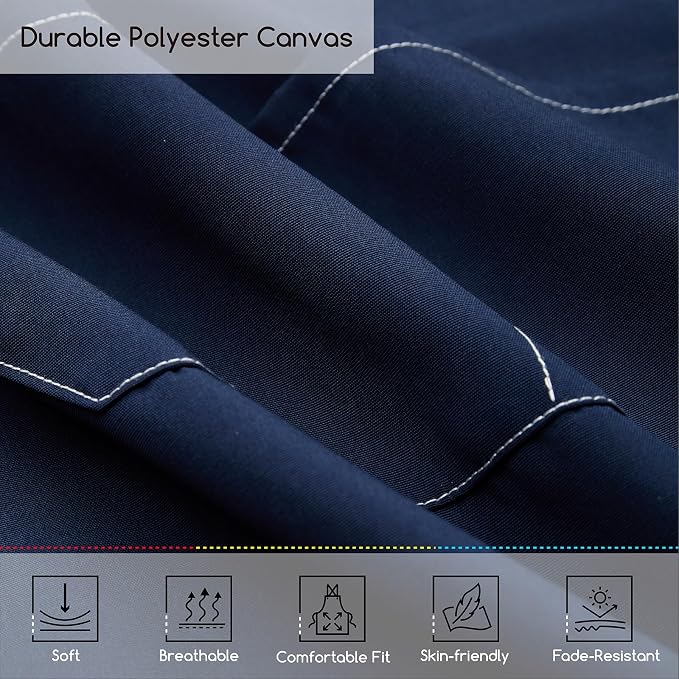 MEEDEN Painting Apron for Men Women: Adjustable Cross Back Waterproof Polyester - Image 5