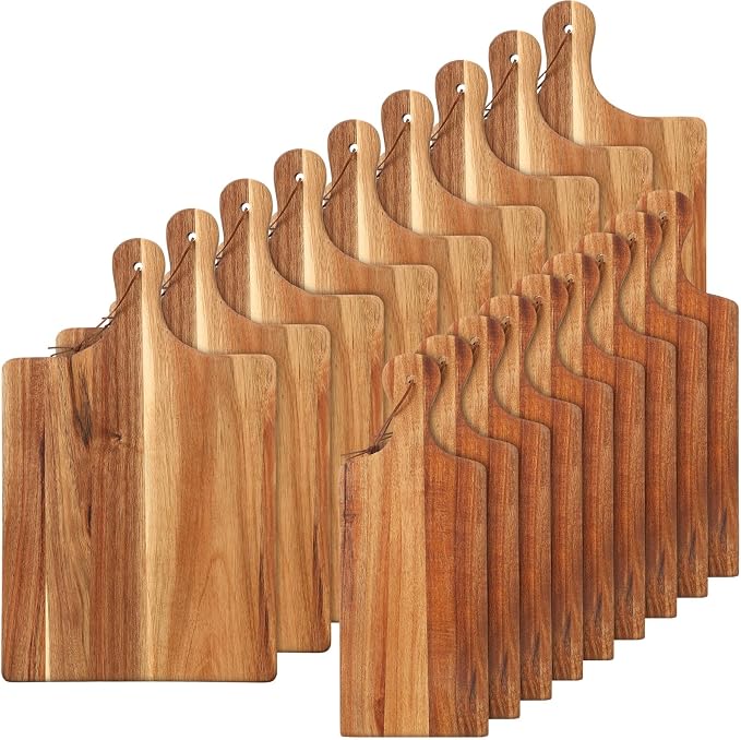 Tanlade 18 Pcs Wood Cutting Board Set Cutting Board by Tanlade