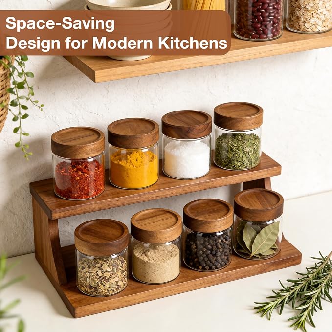 CONNOO 17oz Airtight Glass Spice Jars - Image 4