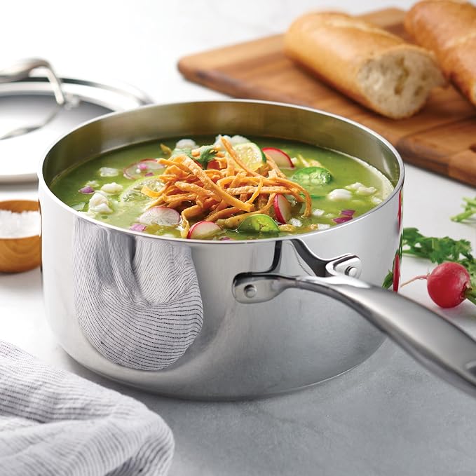 Tramontina Signature Tri-Ply Clad Stainless Steel 11-Piece Cookware Set - Image 9