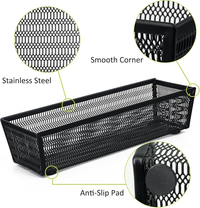 Neudeco Silverware Organizer, Mesh Drawer Organizer - Image 3