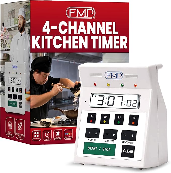 FMP Digital 4 Channel Commercial Kitchen Timer by THEFRYOILSAVERCOMPANY