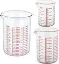 3 Piece Glass Measuring Cup Set, Includes 2-Cup, and 8-Cup High Borosilicate by AckersBORO33