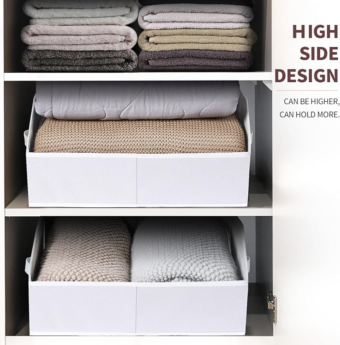 Homsorout Closet Baskets for Shelves Trapezoid - Image 4