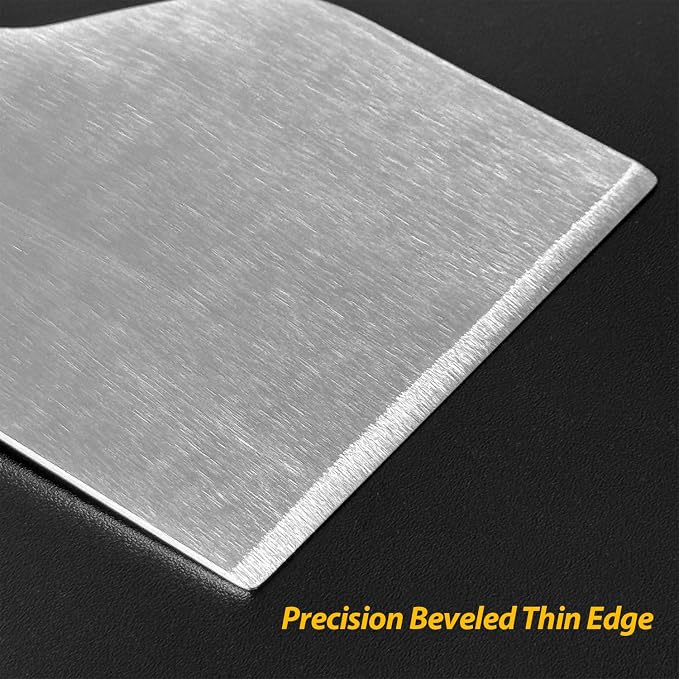 Vovoly Wide Griddle Scraper, 4.3“x4.3'' Smashed Burger Scraper Grill Scraper - Image 6