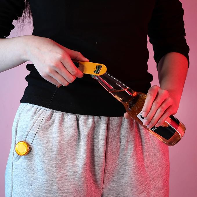 Honoson 8 Pieces Retractable Bottle Opener Bartender Flat Beer Opener - Image 5