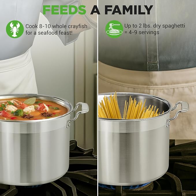 NutriChef 8 Qt Heavy-Duty Stockpot - Image 4
