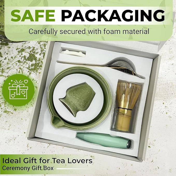 Matcha Whisk Set with Matcha Bowl - Image 6