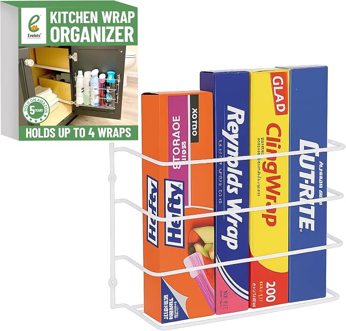 Evelots Kitchen Wrap Organizer by Evelots