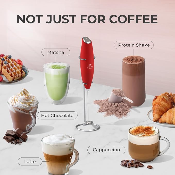 Zulay Kitchen Powerful Milk Frother Wand - Image 3