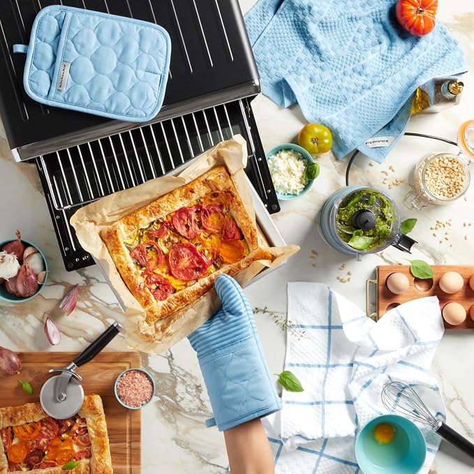 KitchenAid Quilted Cotton Terry Cloth Oven Mitt, Pot Holder, Kitchen Towel - Image 10