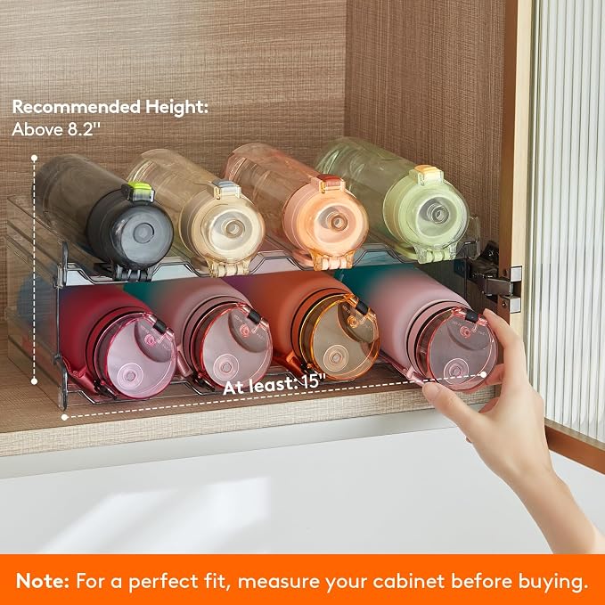 Lifewit Stackable Water Bottle Organizer - Image 3