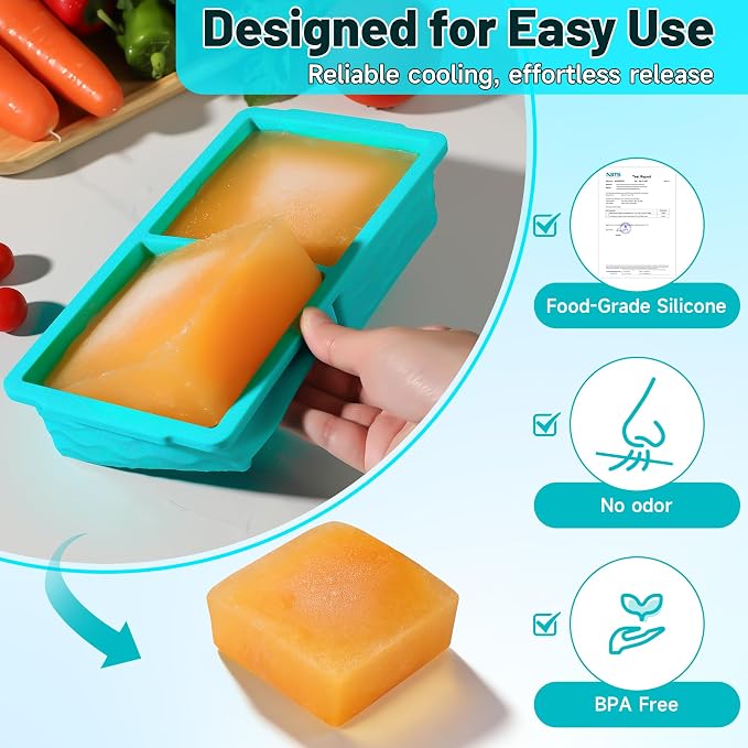 3-Pack Silicone Freezer Trays - Image 2
