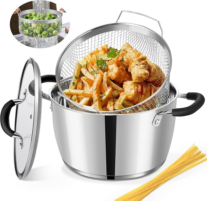AOSION 6 Quart Stainless Steel Stockpot by AOSIONUSA