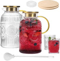 2 Pack Vintage Glass Pitchers by Moretoes