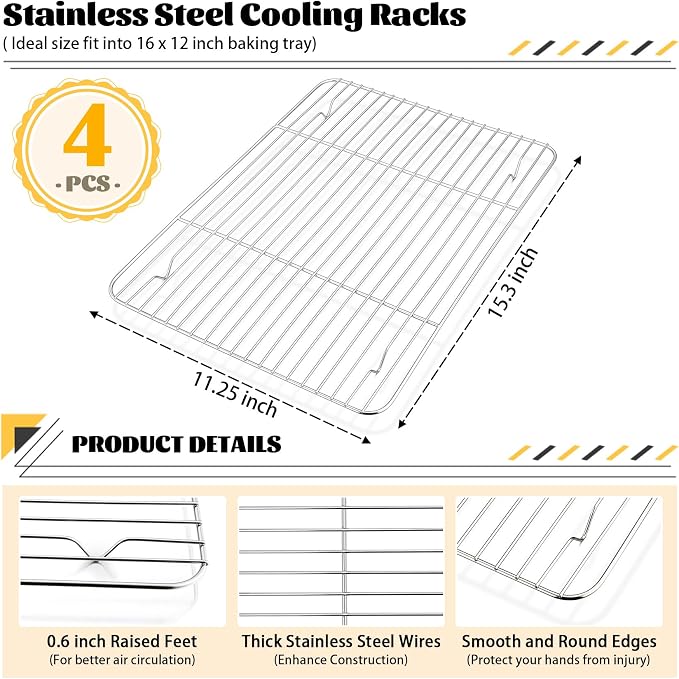 P&P CHEF Baking Cooling Rack Set - Image 2
