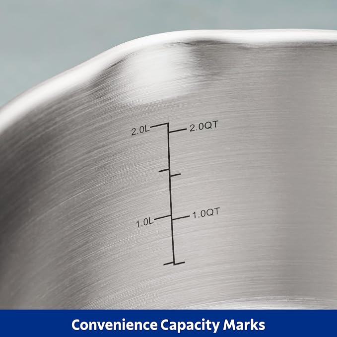 Tramontina Tempo Tri-Ply Base Stainless Steel 10-Piece Cookware Set - Image 7