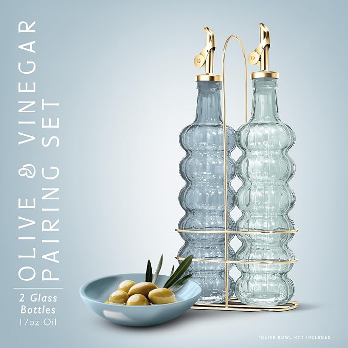 COOK WITH COLOR Glass Olive Oil Bottle Dispenser - Image 2