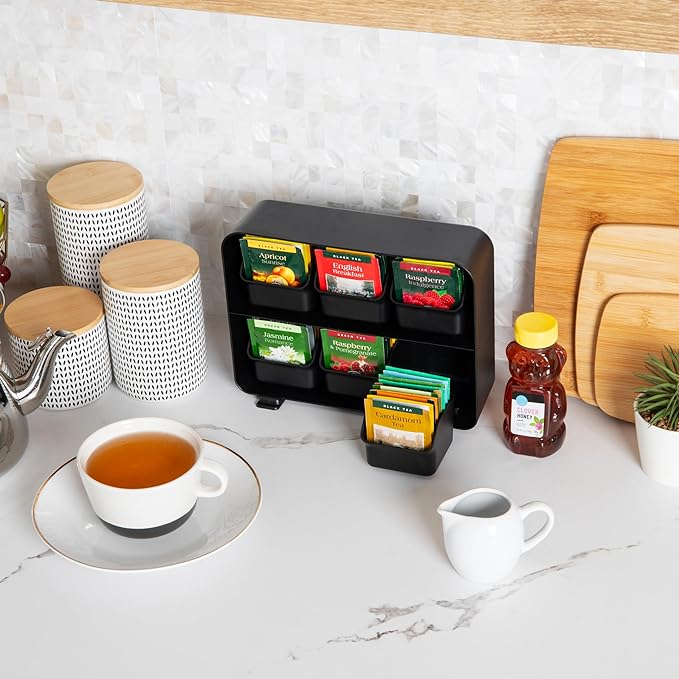 Mind Reader Tea Bag Organizer, Tea Station Organizer, Countertop Storage - Image 6