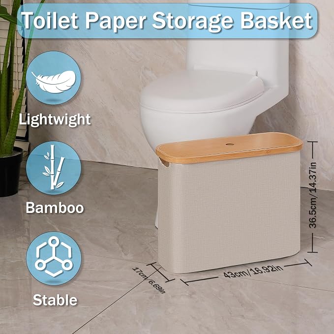 efluky Toilet Paper Basket - Image 2
