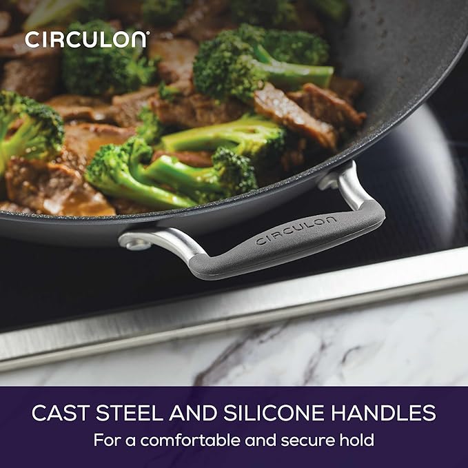 Circulon A1 Series w/ScratchDefense Nonstick Induction Wok - Image 5