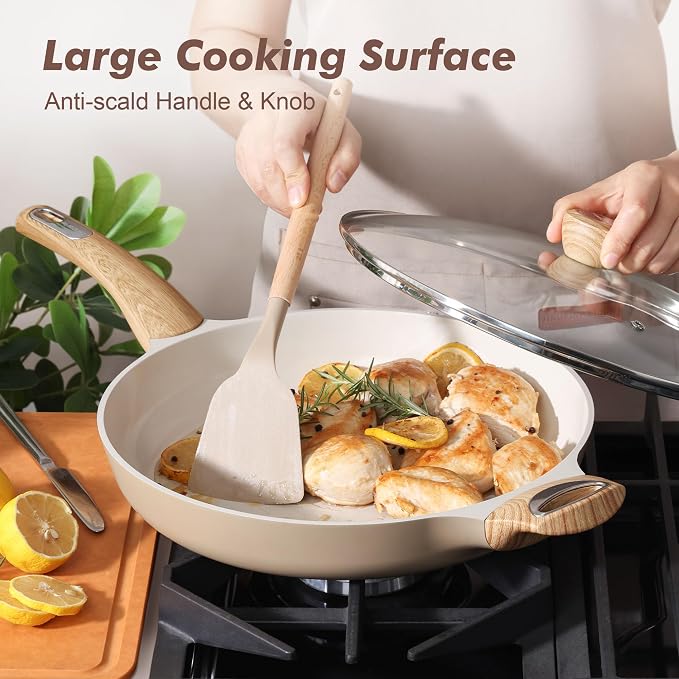 SENSARTE Ceramic Nonstick Frying Pan Skillet - Image 7