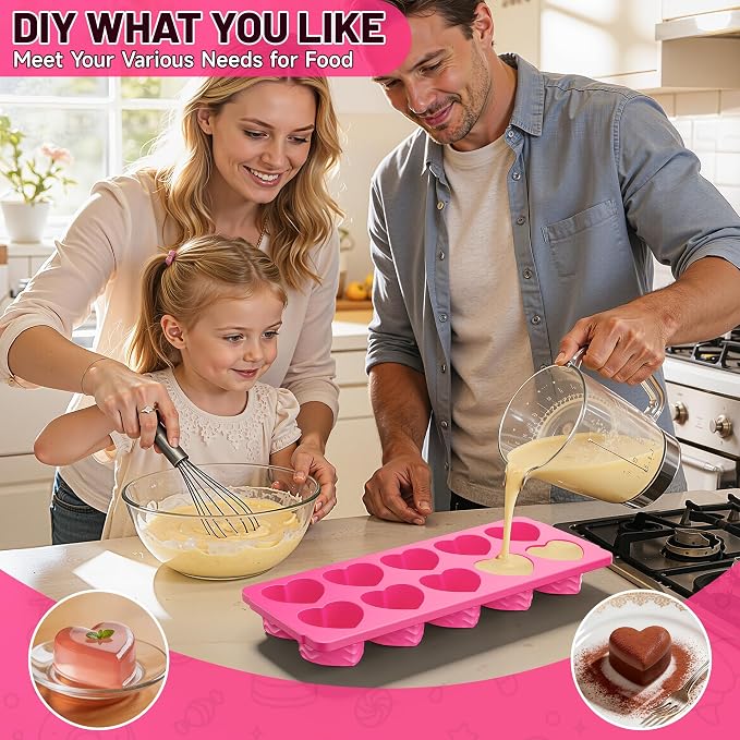 Ice Cube Tray with Lid – 3 Pack 2 Tbsp Ice Trays - Image 7