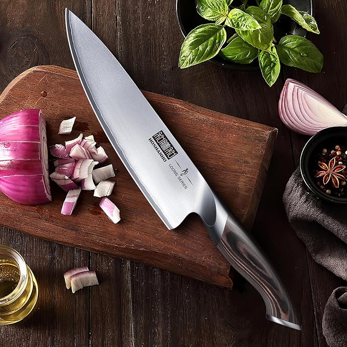 HOSHANHO 5 Pieces Knife Set, Japanese High Carbon Stainless Steel Kitchen Knife - Image 6