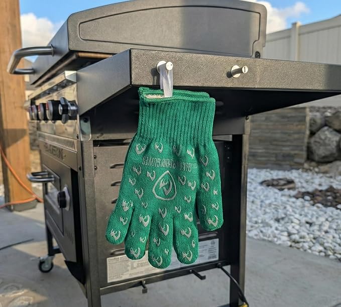 Grill Armor Oven Gloves with Fingers – 932°F Heat, Fire & Cut Resistant Mitts - Image 4