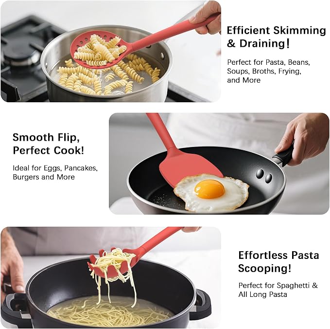Coukre Silicone Kitchen Cooking Utensils Set - Image 3