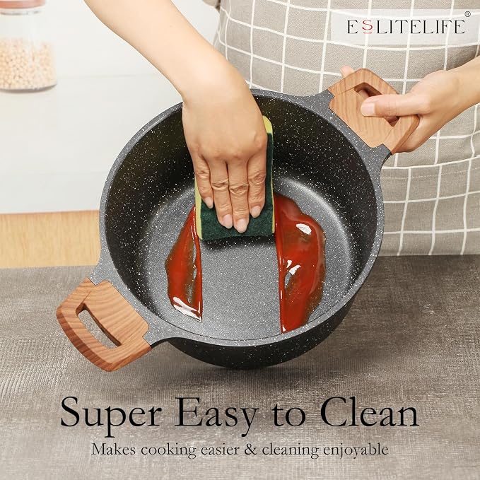 ESLITE LIFE Nonstick Stock Pot - Image 7