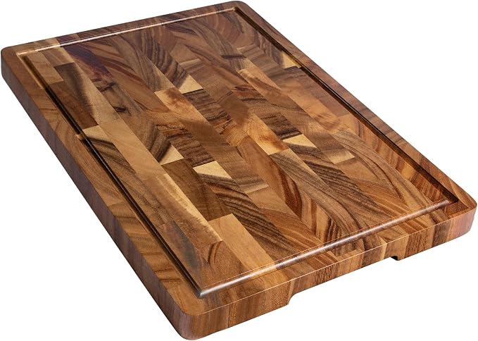 THETCHRY Walnut Cutting Boards for Kitchen, End Grain Wooden Chopping Board by Thetchry
