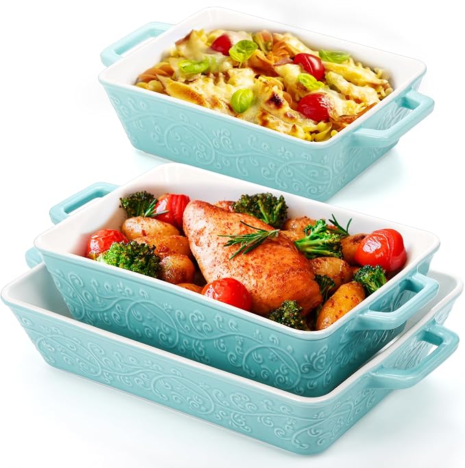 Okllen Set of 3 Casserole Dishes by Okllen