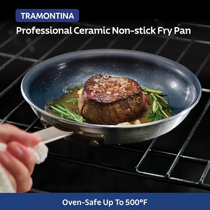 Tramontina Professional 12-Inch Ceramic Non Stick Large Frying Pan, Heavy-Gauge - Image 7