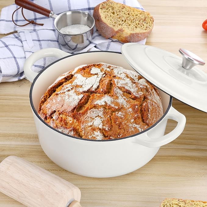 3 Qt Enameled Cast Iron Dutch Oven - Image 4